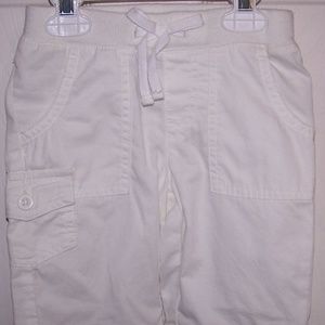 CHAPS White Shorts CAPRIS cargo pocket Girls 3/3T